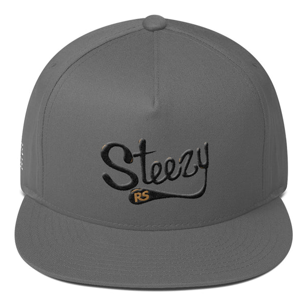Steezy Snapback - 3D Embroidery Flat Bill Cap