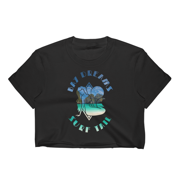 Bay Dreams Surf Tail Women's Crop Top