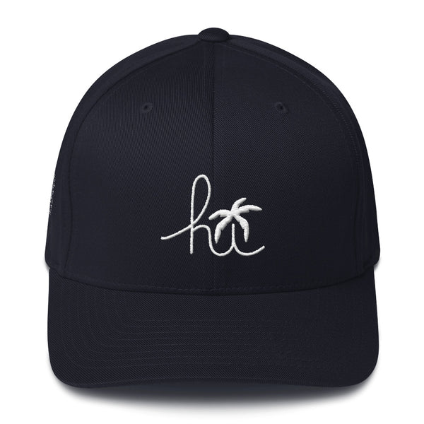 Hi-Life Hawaii - 3D embroidery Structured FlexFit Twill Cap