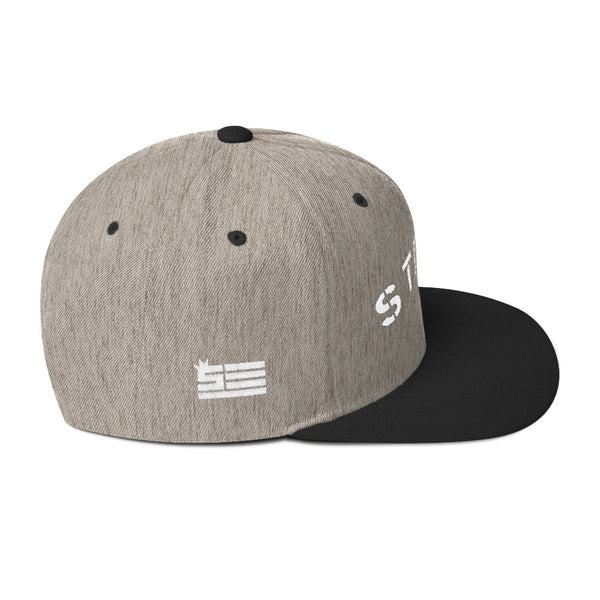 S T E E Z E - Wool 5 Panel Snapback Hat