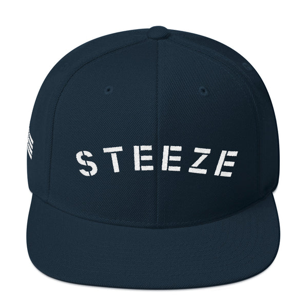 S T E E Z E - Wool 5 Panel Snapback Hat