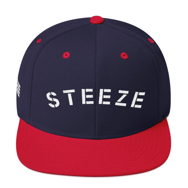 S T E E Z E - Wool 5 Panel Snapback Hat