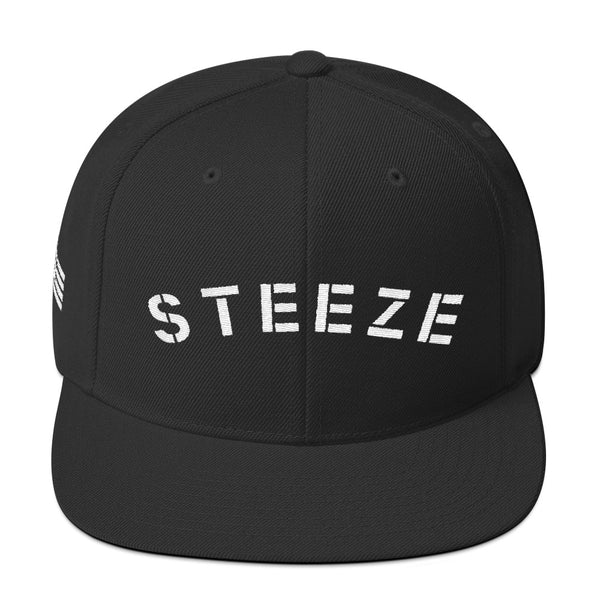 S T E E Z E - Wool 5 Panel Snapback Hat