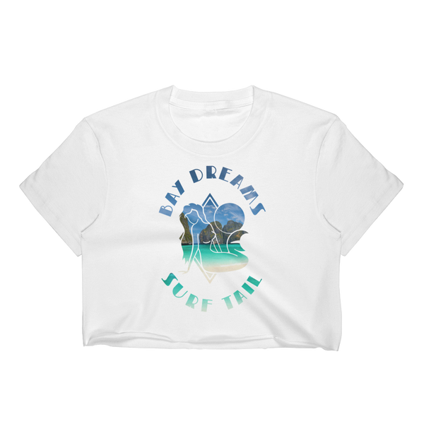 Bay Dreams Surf Tail Women's Crop Top