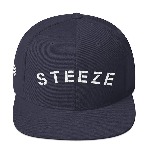 S T E E Z E - Wool 5 Panel Snapback Hat