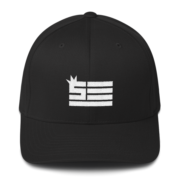 Steeze Flag (white) - Structured Twill Fitted Cap