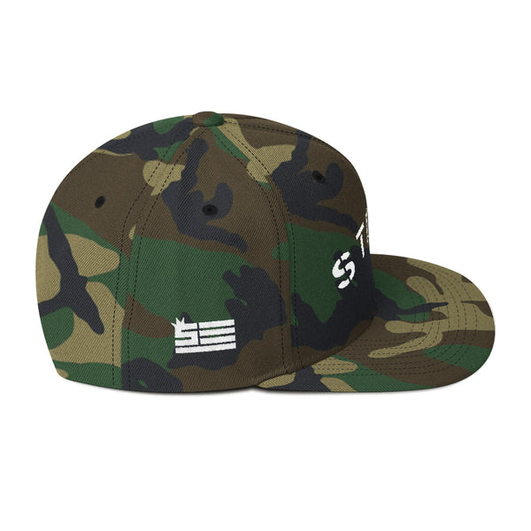 S T E E Z E - Wool 5 Panel Snapback Hat