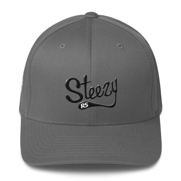 Steezy! 3D Embroidery Structured FlexFit Twill Cap
