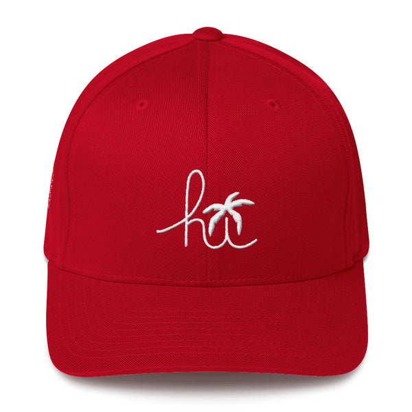 Hi-Life Hawaii - 3D embroidery Structured FlexFit Twill Cap