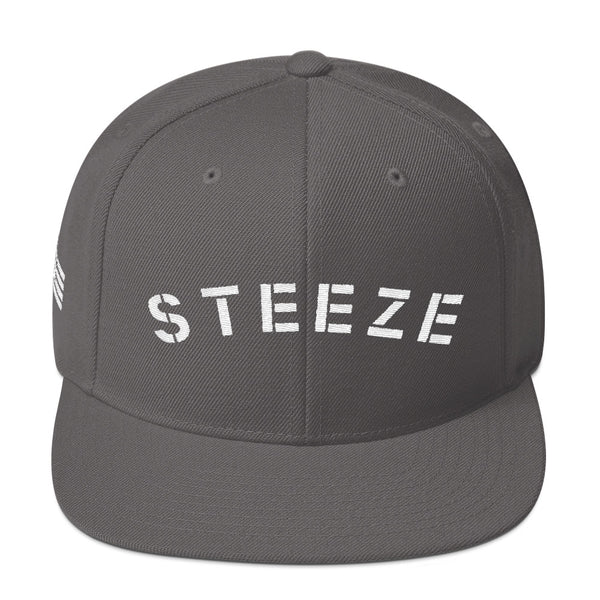 S T E E Z E - Wool 5 Panel Snapback Hat