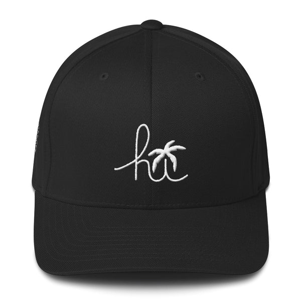 Hi-Life Hawaii - 3D embroidery Structured FlexFit Twill Cap