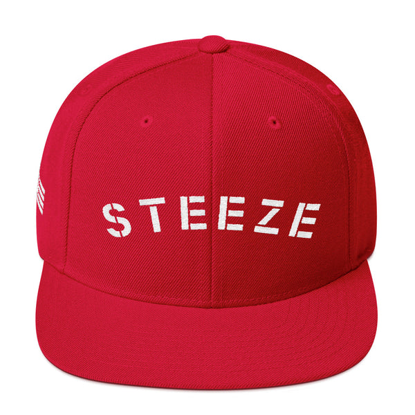 S T E E Z E - Wool 5 Panel Snapback Hat