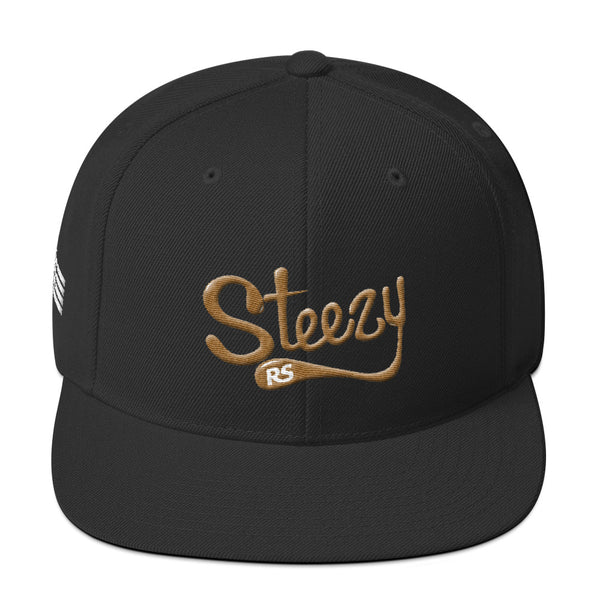 Steezy! 3D Embroidery Snapback Hat
